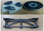 Complex shaped sintered SiC parts for aerospace applications