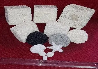 Digital photograph of ceramic foams